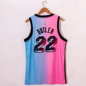 2021 Nike Heat Jimmy Butler Pink City Jersey NBA